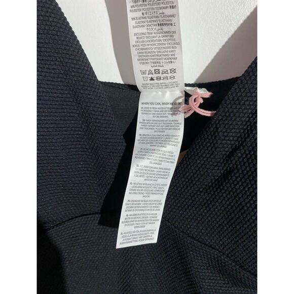 Boden Swimsuit 16-18 Black Arezzo V-neck Panel One Piece Resort Beach Vacation - Picture 8 of 16